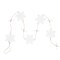 Northlight 4' White Snowflakes on Jute Rope Hanging Christmas Garland
